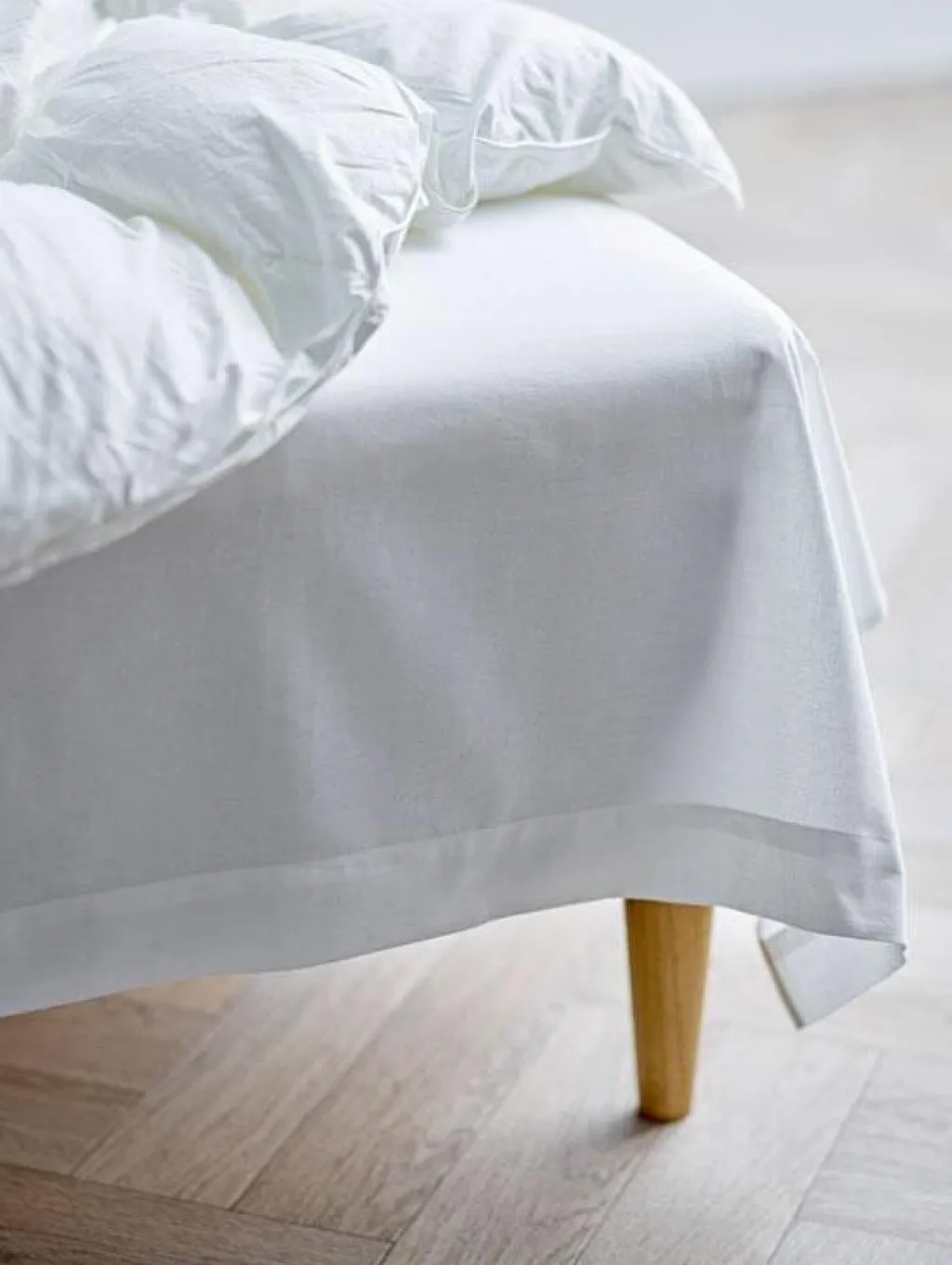 Sale Organic Calm Lagen 150x250 cm, Hvid Soveværelse|Soveværelsestekstiler