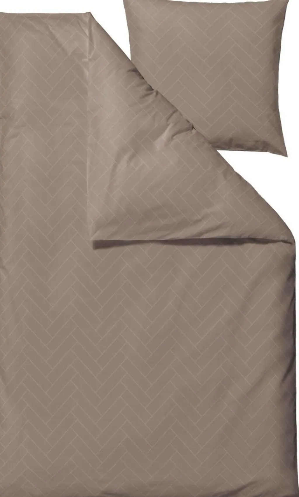New Organic Tiles Sengetøj , Taupe Soveværelse|Soveværelsestekstiler