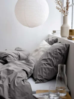 Clearance Södahl Organic Whisper Sengetøj , Stone Grey