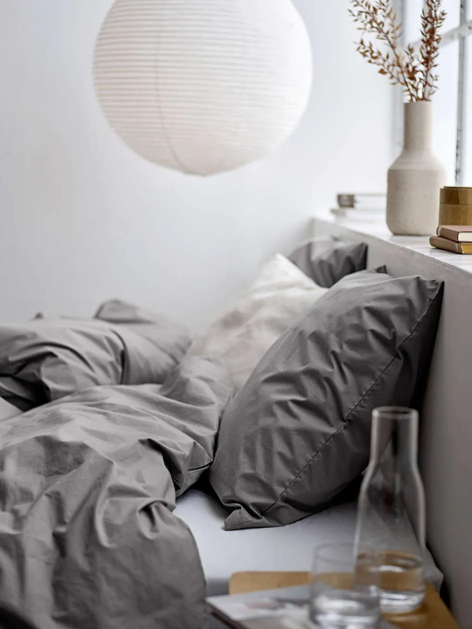 Clearance Södahl Organic Whisper Sengetøj , Stone Grey
