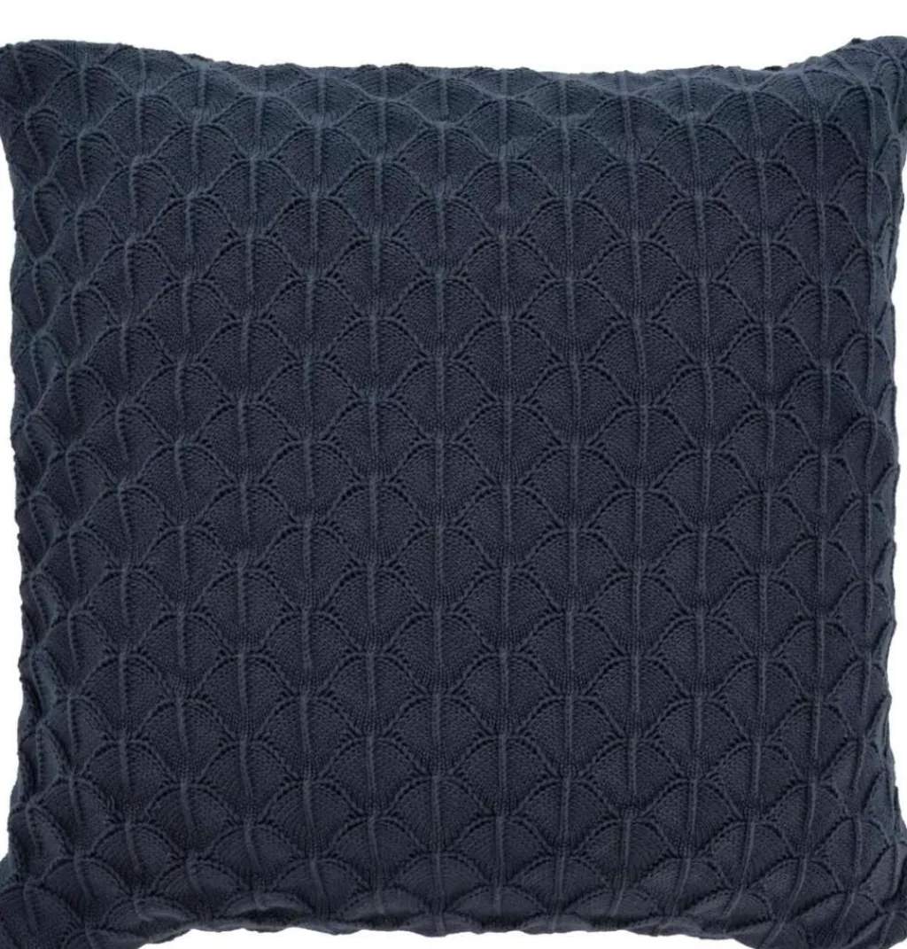 Södahl Soveværelse|Puder Og Betræk > Scallop Pudebetræk 45x45 cm, Indigo
