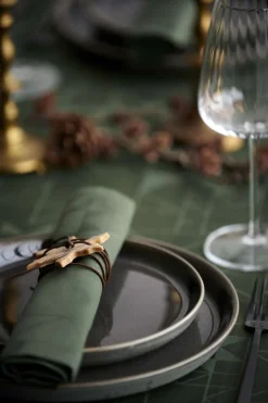 Discount Södahl Star Damask Dug ?180 cm, Forest Green