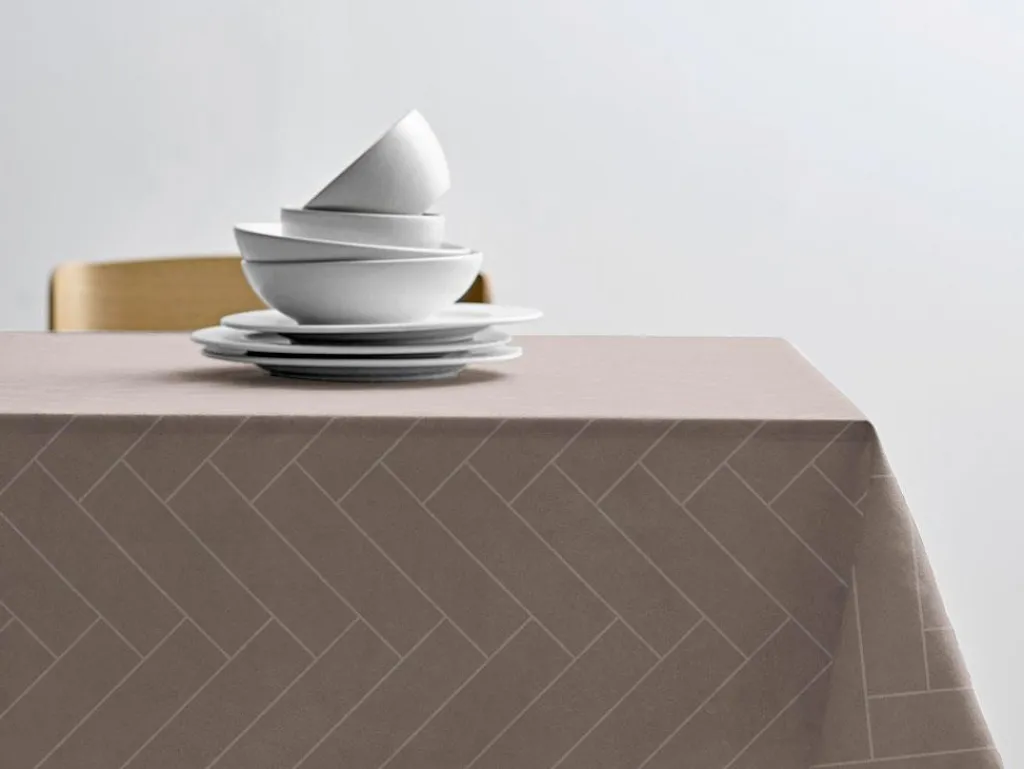 Södahl Duge > Tiles Damask Dug , Taupe