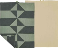 New Södahl Twist Viskestykke 2 stk. 50x70 cm, Hedge Green