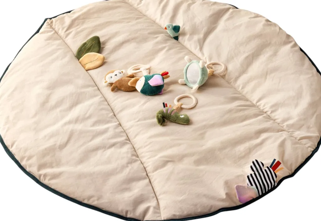 Sale Aktivitetslegetæppe Wildlife Animals Ø90 cm, Jetty Beige Børn Legetæpper Og Tumlemåtter|Legetæpper Og Tumlemåtter