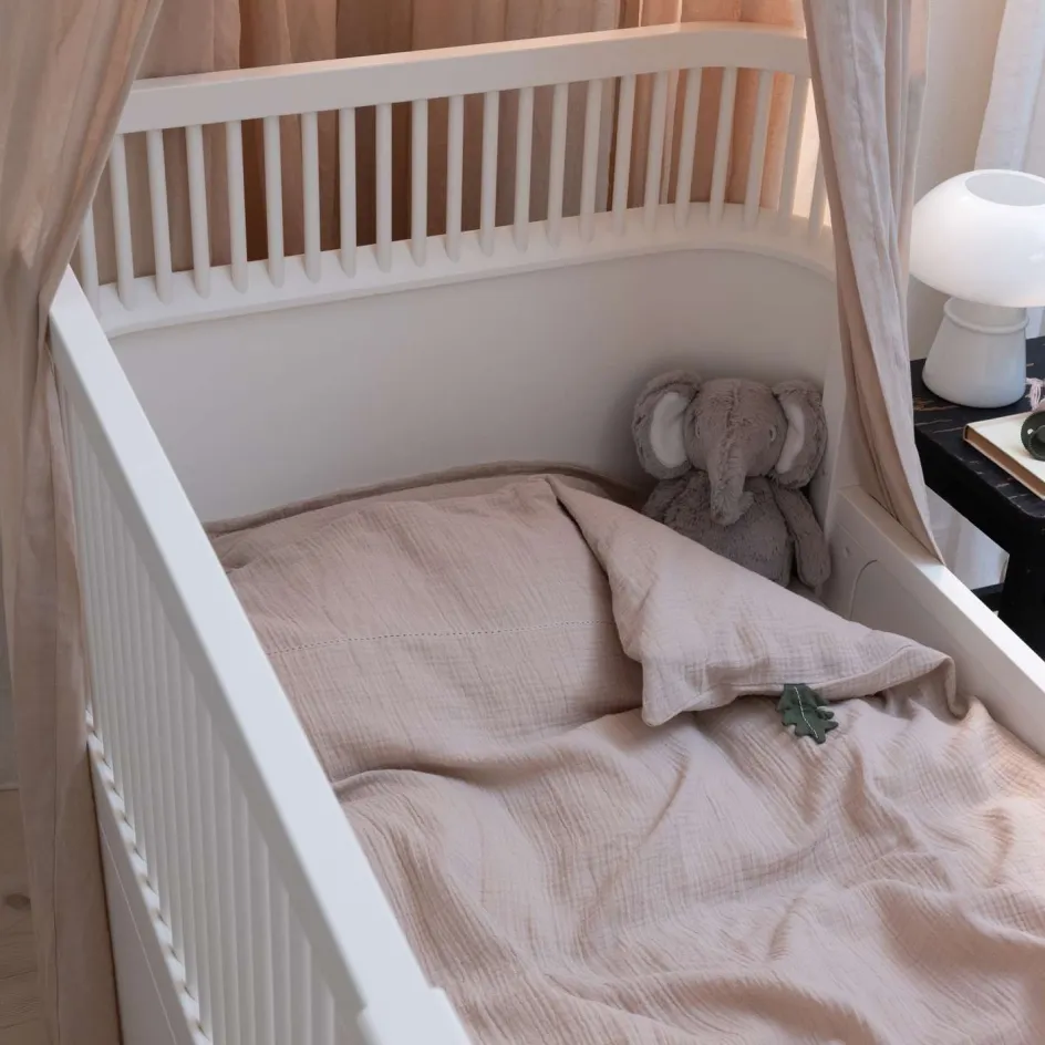Discount Sebra Babysengetøj Musselin 70x100 cm, Seabreeze Beige