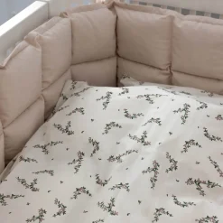 Babysengetøj 70x100 cm, Powder Blossom/Grøn Børn Sengeudstyr Til Børn|Sengetøj Til Børn