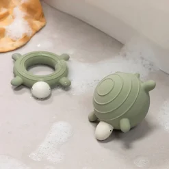 Clearance Badelegetøj Skildpadde 11,5 cm, Dusty Green Børn Vand- Og Badelegetøj