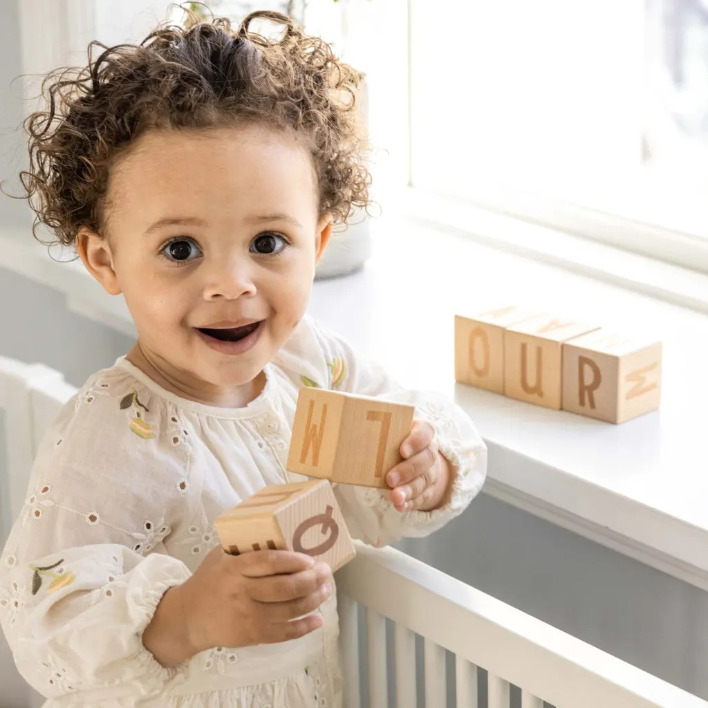 Clearance Bogstavklodser 16 stk, Træ Børn Køkken- Og Rolleleg|Baby- Og Småbørnslegetøj