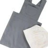 Børn Sebra Køkken- Og Rolleleg|Øvrige Børnetekstiler > Børneforklæde m. Kokkehue, Elephant Grey/Classic White