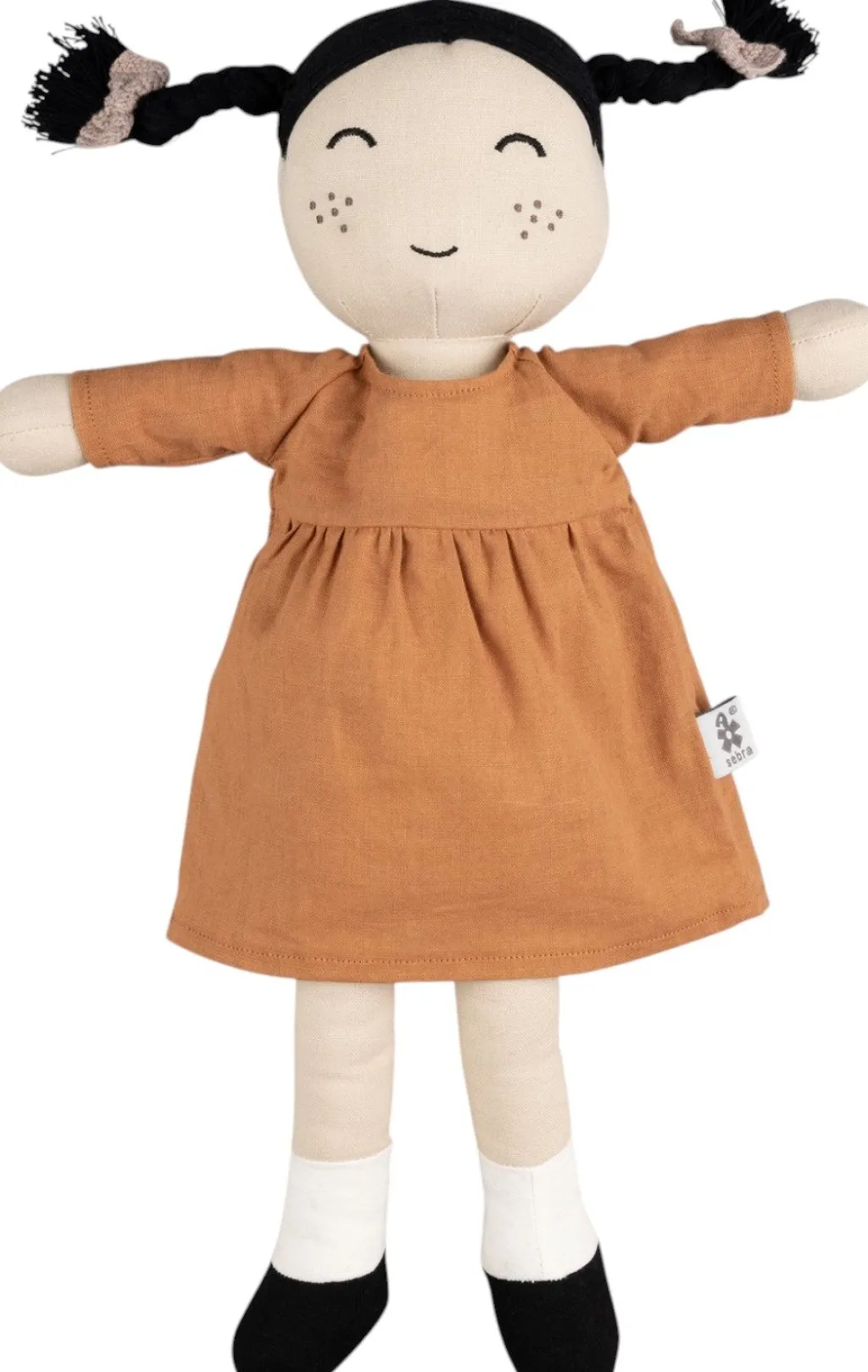 Dukke Li 43 cm, Orange Børn Køkken- Og Rolleleg