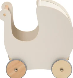 Børn Sebra Køkken- Og Rolleleg > Dukkevogn 45 cm, Classic White