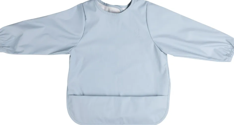 Discount Sebra Hagesmæk m. Ærmer, Powder Blue