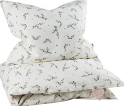 Best Juniorsengetøj 100x140 cm, Powder Blossom/Beige Børn Sengetøj Til Børn|Sengetøj Til Børn