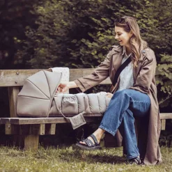 New Sebra Kaleche til 3-i-1 Babynest 40x39 cm, Jetty Beige
