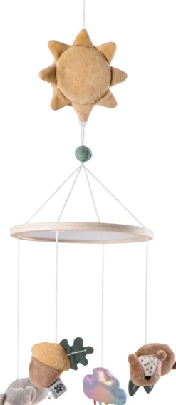 Børn Sebra Musikuroer Og Aktivitetsophæng > Musik- og Spejluro 47 cm, Woodland