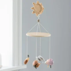 Børn Sebra Musikuroer Og Aktivitetsophæng > Musik- og Spejluro 47 cm, Woodland