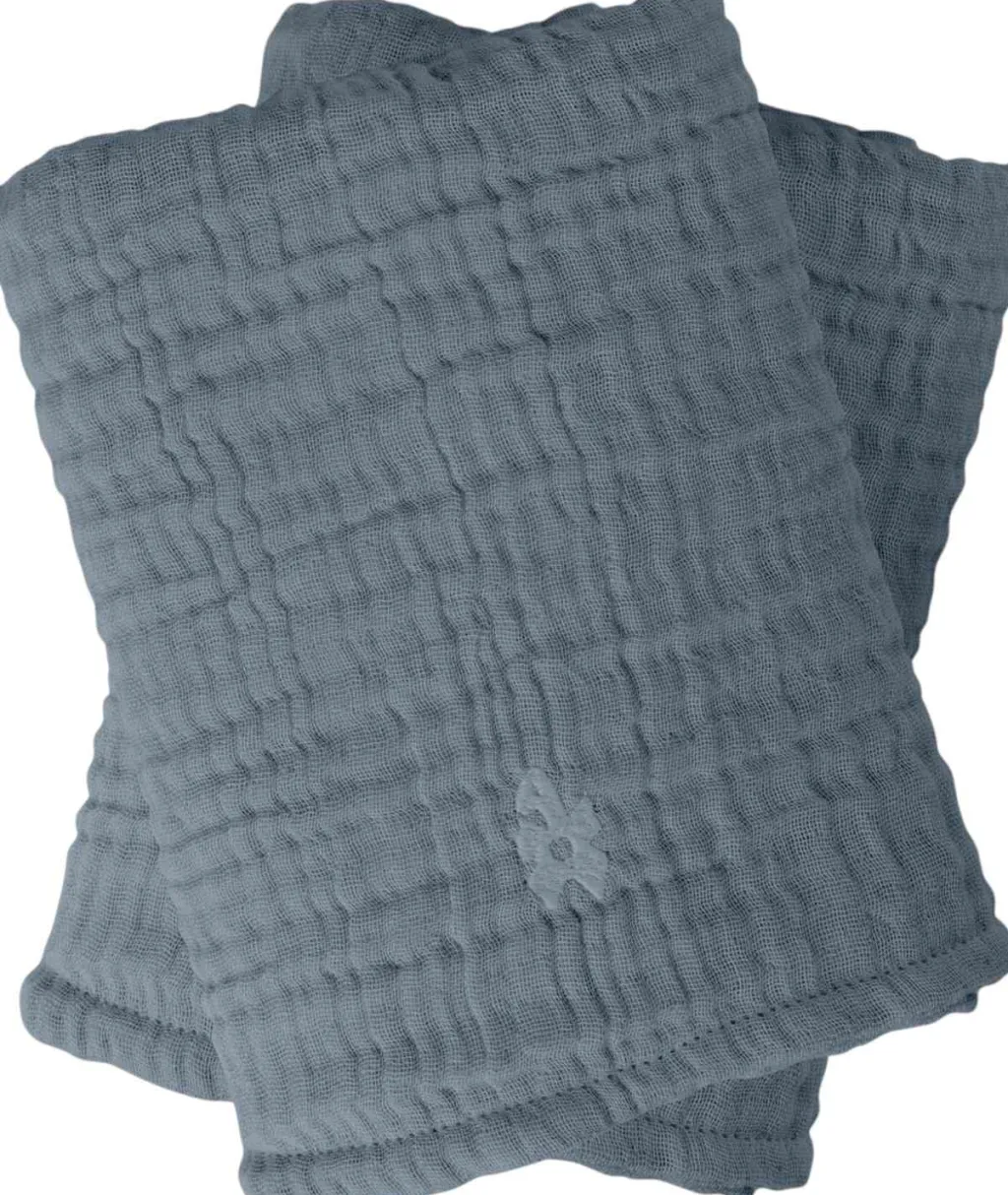 Pusleunderlag 6-lag Muslin 2 stk. 58x40 cm, Børn Pusletilbehør