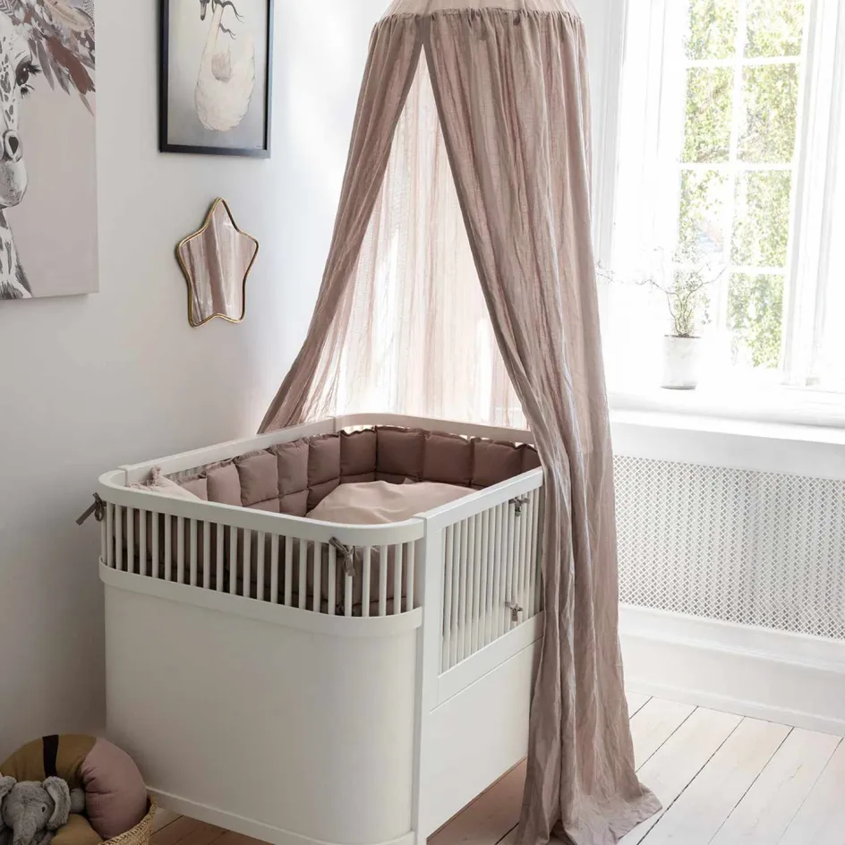 Online Sebra Sengehimmel Dobbyvævet 240 cm, Jetty Beige