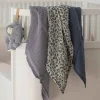 Clearance Sebra Stofble 3 stk. 75x75 cm, Blue Olive/Forest Lake Blue