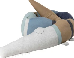 Børn Sebra Puder Til Børneværelset|Puder Til Børneværelset > Strikket Pude Sleepy Croc 12x190 cm,