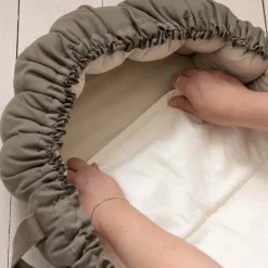 New Vådliggerlagen t. Babynest 35x74 cm, Moonlight Beige Børn Lagner Til Baby Og Børn|Sengeudstyr Til Børn
