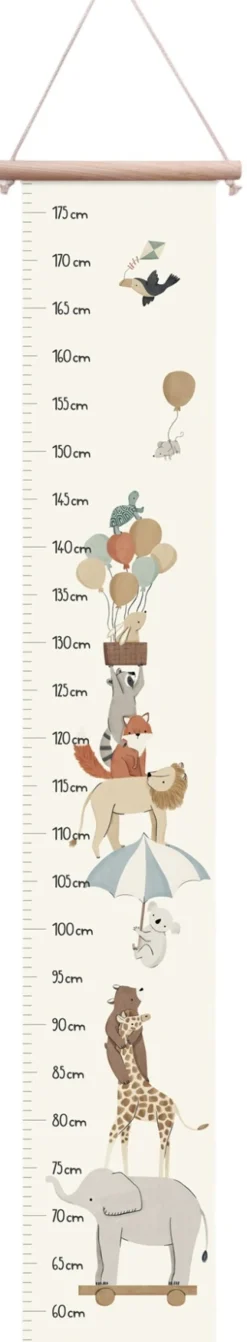 Børn Sebra Børneværelse|Interiør Til Børneværelset > World of Højdemåler 125 cm, Beige