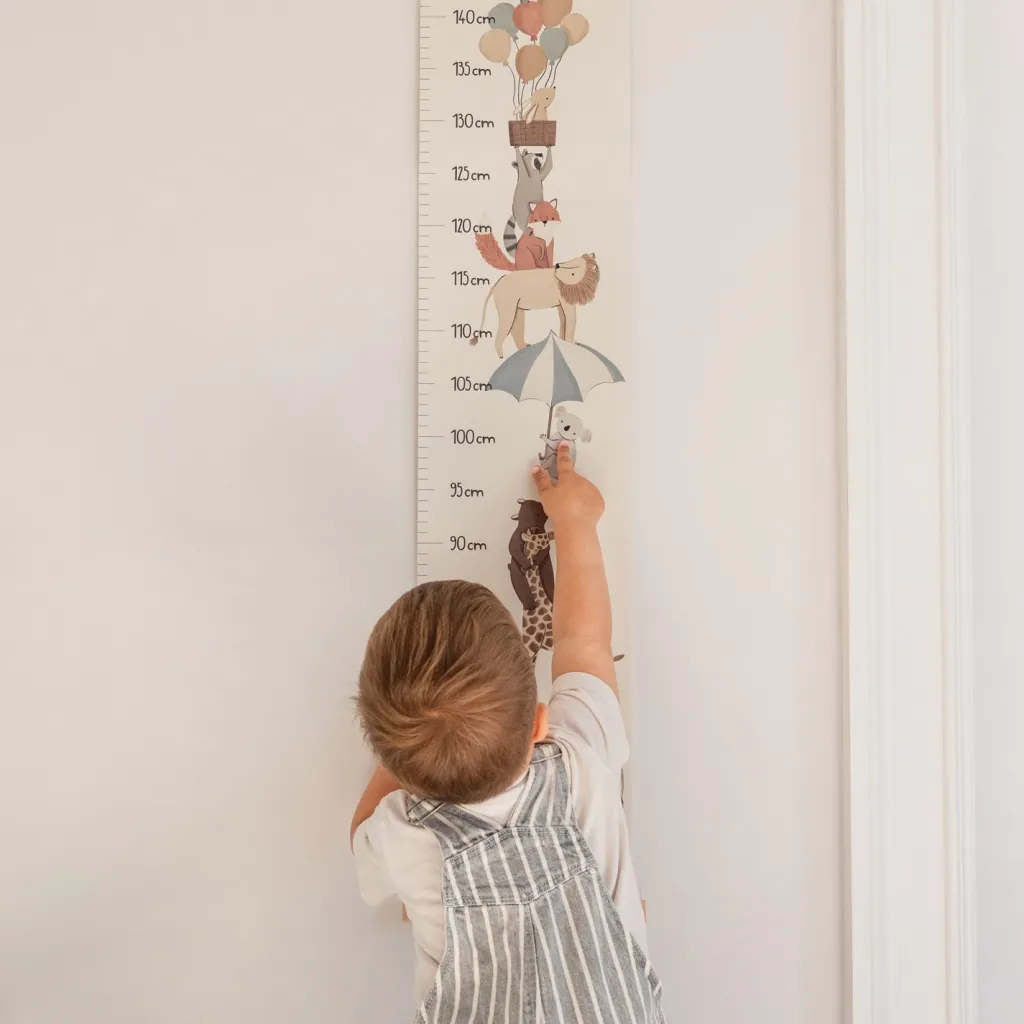 Børn Sebra Børneværelse|Interiør Til Børneværelset > World of Højdemåler 125 cm, Beige
