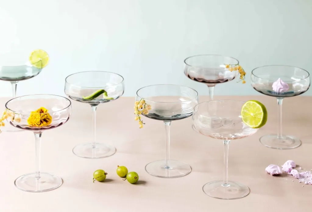 SØHOLM Champagneglas|Champagneglas > Sonja Champagneglas 30 cl, Petrol Blue