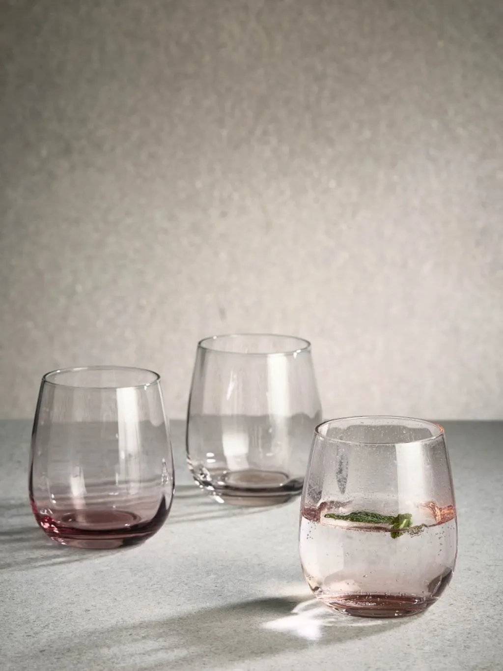 SØHOLM Vandglas > Sonja Drikkeglas 2 stk. 30 cl, Sand