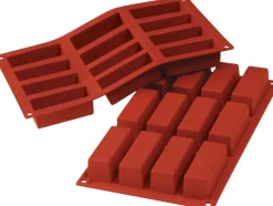 Best Silikomart Classic Mini Kageform 3 cm, Rød