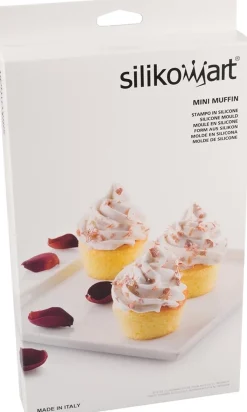 Online Classic Mini Muffinform t. 11 stk. Ø5,1 cm, Rød Bageforme