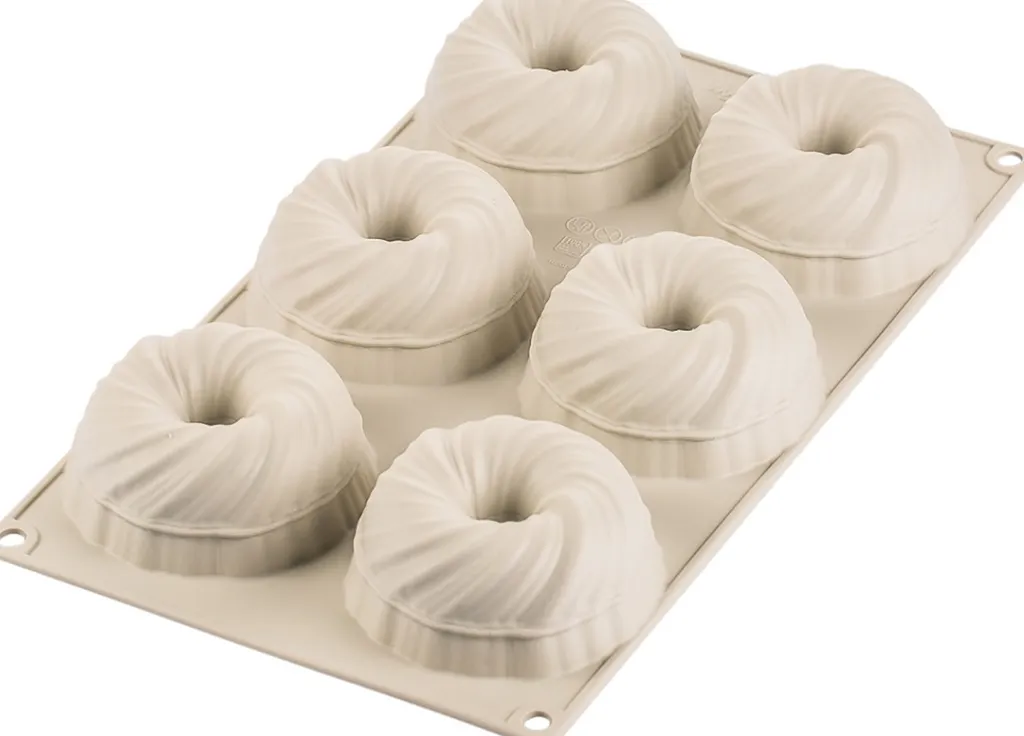 Hot 3D Mini Intreccio-form Ø7,5 cm, Grå Bageforme