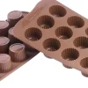 Silikomart Bageforme > Pralineform t. 15 stk. ?3 cm, Brun