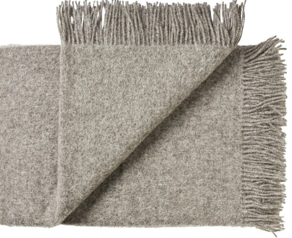 Samsø Plaid 140x240 cm, Nordic Grey Uderum|Plaider Og Tæpper