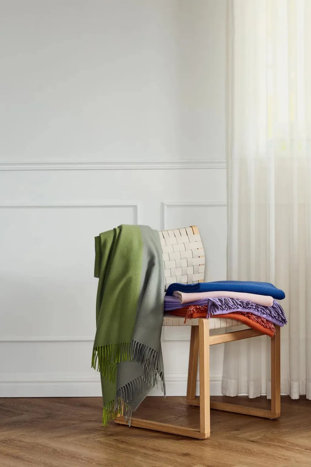 Sale Secret Plaid 130x190 cm, Indigo/Cobalt Plaider Og Tæpper