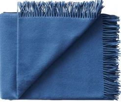 Sale Secret Plaid 130x190 cm, Indigo/Cobalt Plaider Og Tæpper