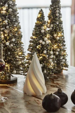 Sale Olina Lysdekoration Juletræ LED H, Hvid Stearinlys|Led Stearinlys