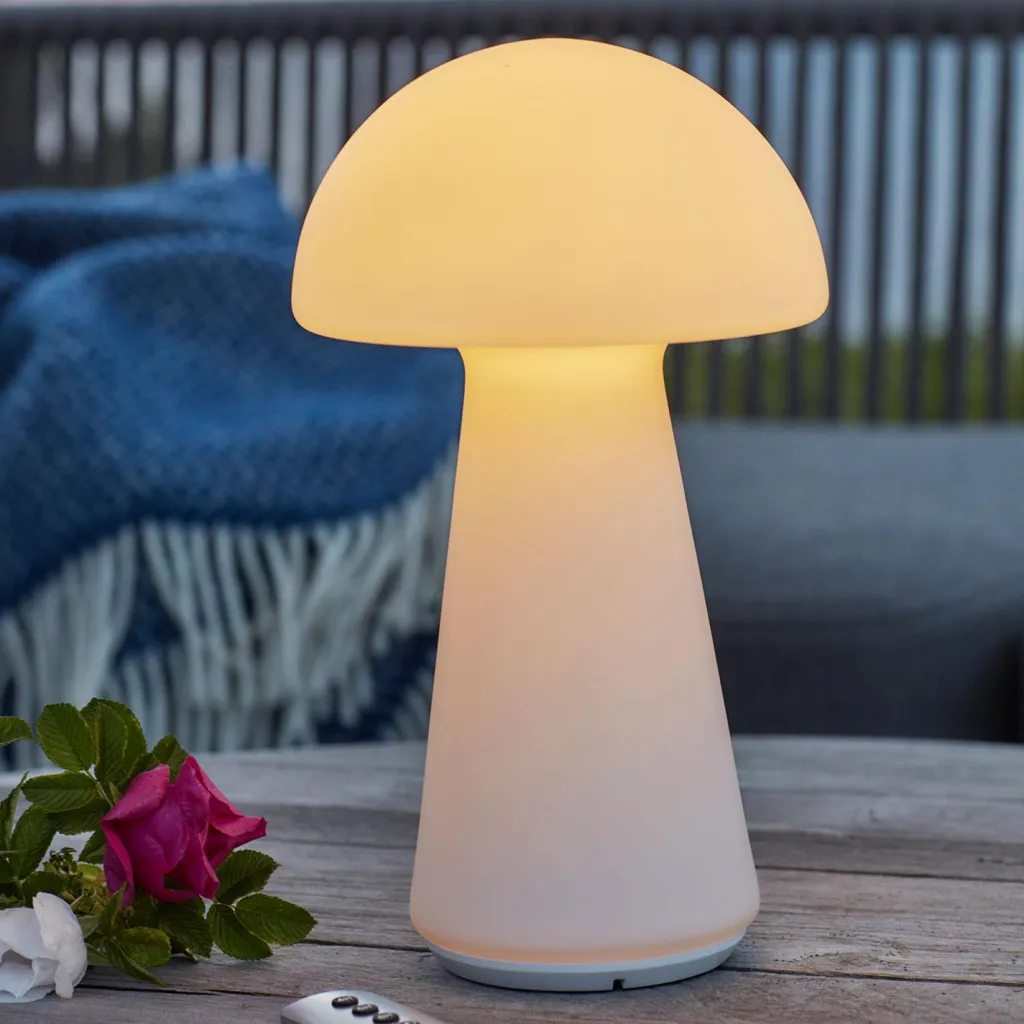 Sam Trådløs Bordlampe H29 cm, Mat Hvid Bordlamper|Trådløse Lamper