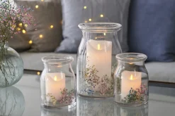 Sale Sara Exclusive Bloklys LED H, Hvid Stearinlys|Led Stearinlys