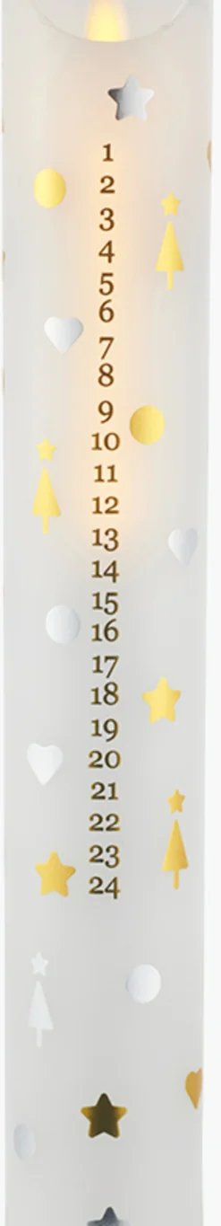 Hot Sara Kalenderlys LED ?5 cm, Stearinlys|Led Stearinlys