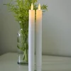 Sirius Stearinlys|Led Stearinlys > Sara Kronelys LED Genopladelig 2 stk. 25 cm, Hvid