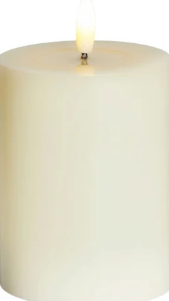 Hot Sille Bloklys LED ?7,5/H, Stearinlys|Led Stearinlys