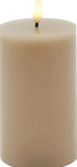 Hot Sille Bloklys LED ?7,5/H, Stearinlys|Led Stearinlys