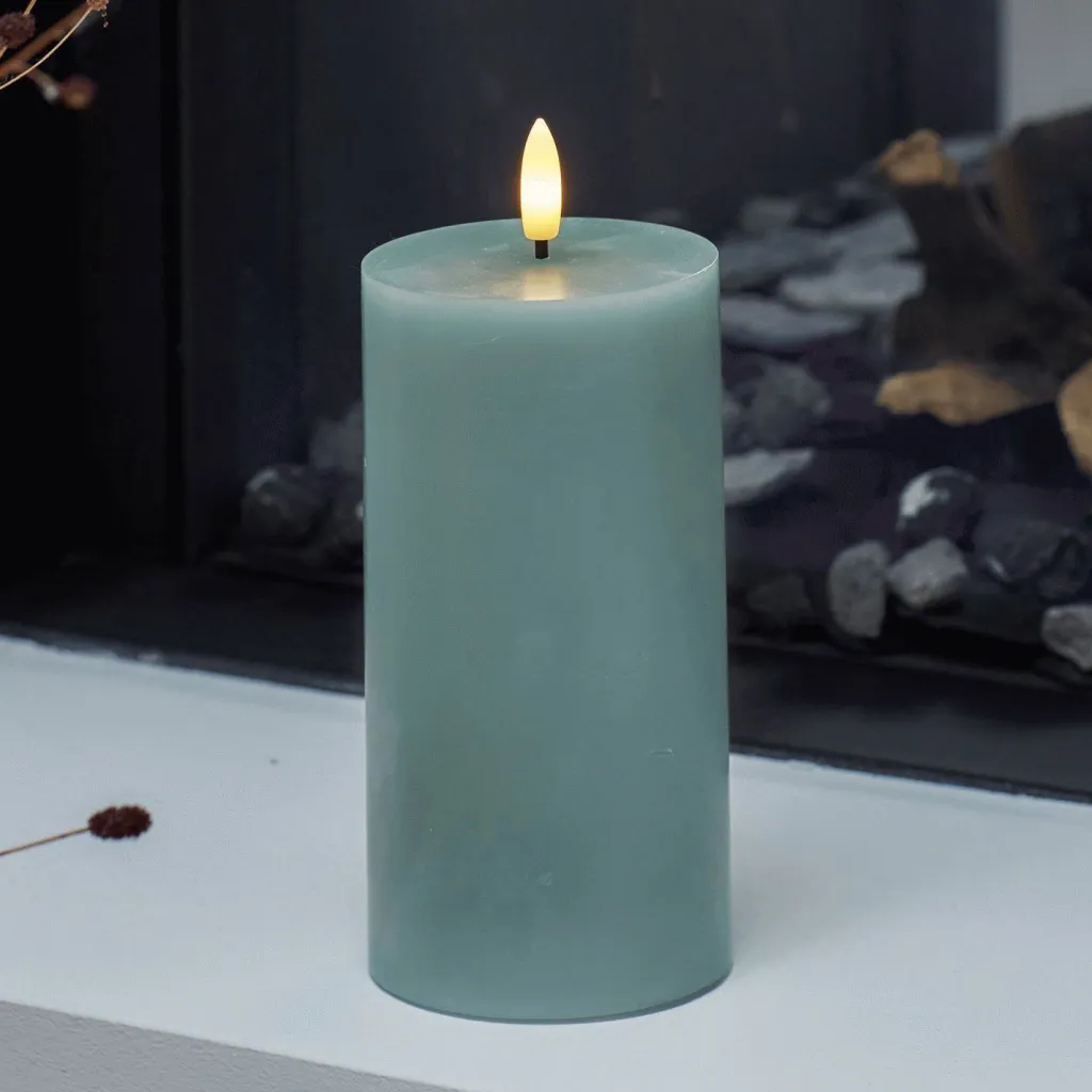 Sille Bloklys LED Ø7,5/H, Stearinlys|Led Stearinlys