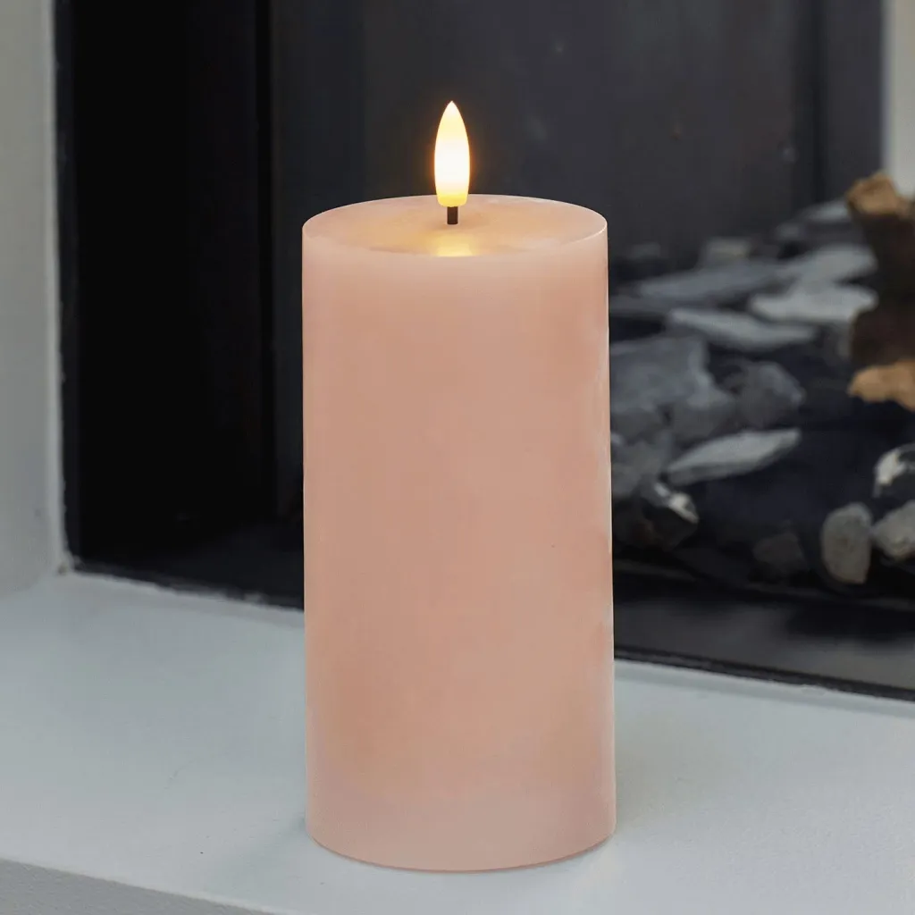 Online Sille Bloklys LED Ø7,5/H, Stearinlys|Led Stearinlys