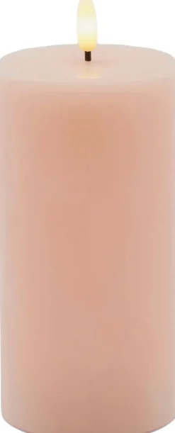 Online Sille Bloklys LED Ø7,5/H, Stearinlys|Led Stearinlys