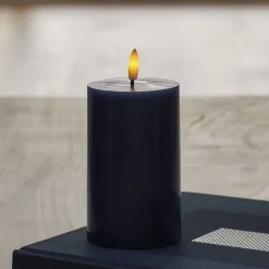 Sirius Stearinlys|Led Stearinlys > Sille Bloklys LED ?7,5/H,