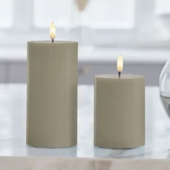 Sirius Stearinlys|Led Stearinlys > Sille Bloklys LED Ø7,5/H,