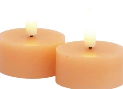 Sirius Stearinlys|Led Stearinlys > Sille Fyrfadslys LED 2 stk. Ø4,5/H2,2 cm,